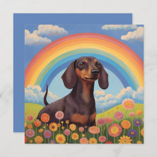 Dachshund Wiener Dog Rainbow Bridge Nombre persona