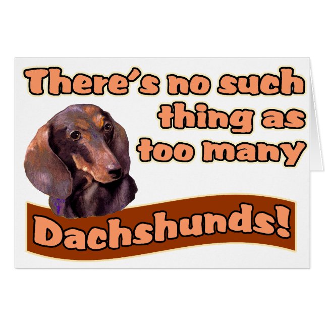 DACHSHUNDS (Anverso (Horizontal))