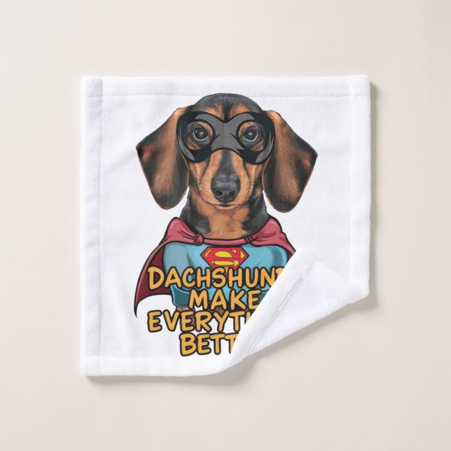 Dachshunds lo hacen mejor (Toallita)