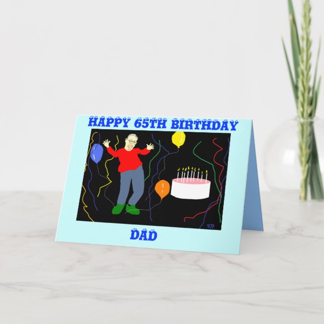 DAD 65ª TARJETA DE CUMPLEAÑOS (Anverso)