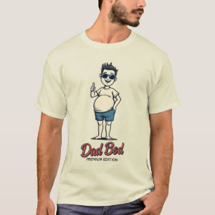 Dad Bod Edición Premium - Camiseta Retro Divertida