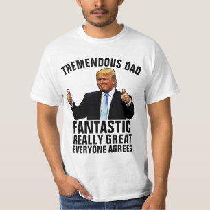 DAD - CAMISETAS DE DONALD TRUMP TREMENDOUS DAD