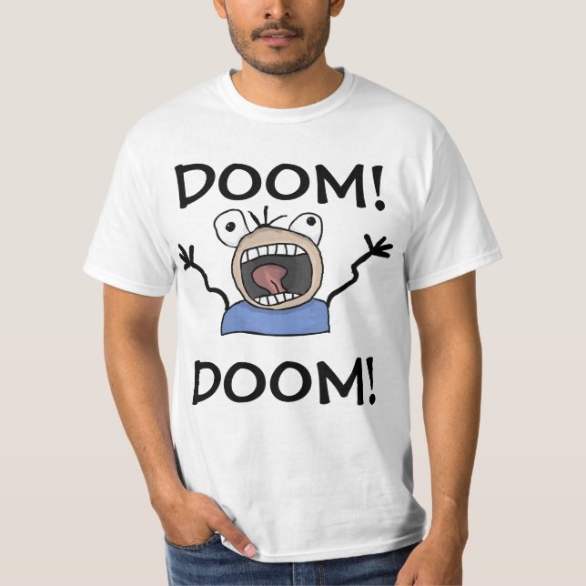 ¡DAD DOOM! CAMISETAS DE HOMBRE FUNNY (Anverso)