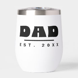 DAD Est. 20XX Moderno Minimalista Acero Inoxidable