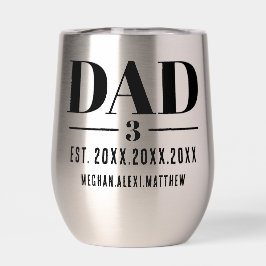 Dad Est. Year Name Number Bold Font