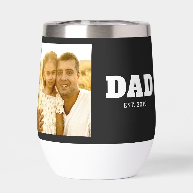 Dad Established Bold Black Photo (Trasero)