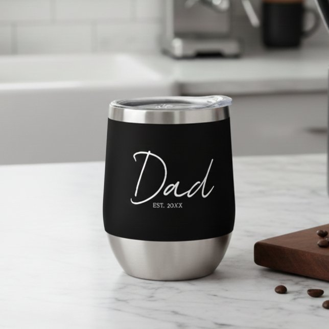Dad Established Minimal Modern Script Black (Subido por el creador)