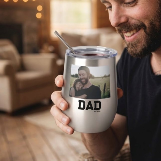 Dad Established Photo Template Year Father's Day  (Subido por el creador)