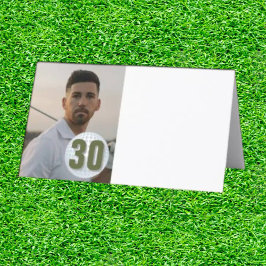 DAD Fiesta de golf Fun Folk Tarjeta de lugar plega