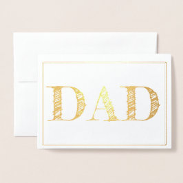 DAD frustró la tarjeta de saludo del Día del Padre