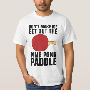 DAD FUNNY PING PONG PADDLE Camiseta