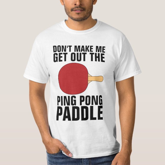 DAD FUNNY PING PONG PADDLE Camiseta (Anverso)