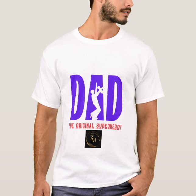 DAD la camiseta de superhéroe original (Anverso)