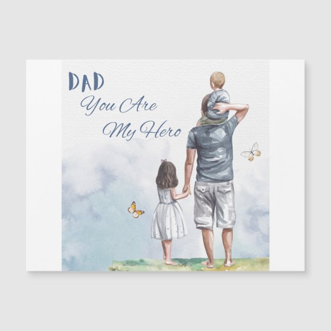 dad you are my hero (Anverso)