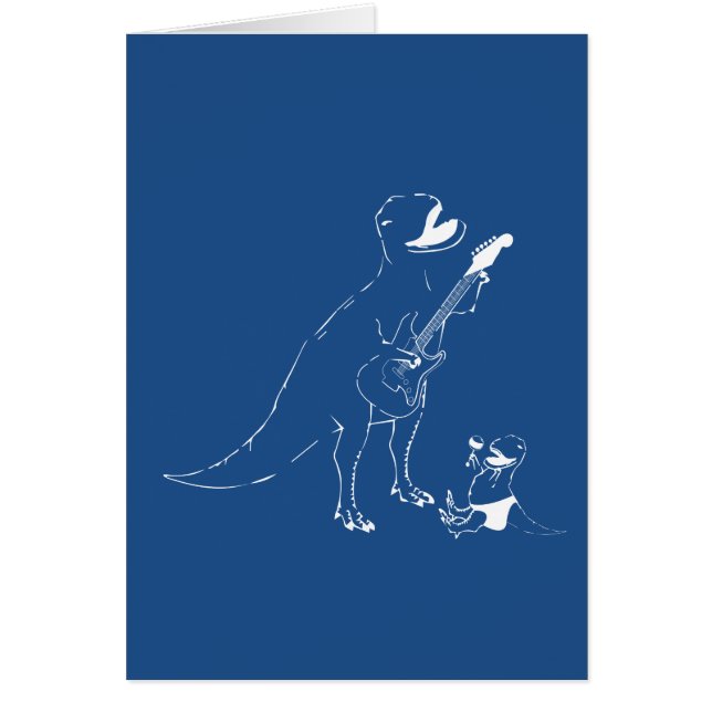 ¡Dadasaurus Rox! Roca del dinosaurio del papá y (Frente)