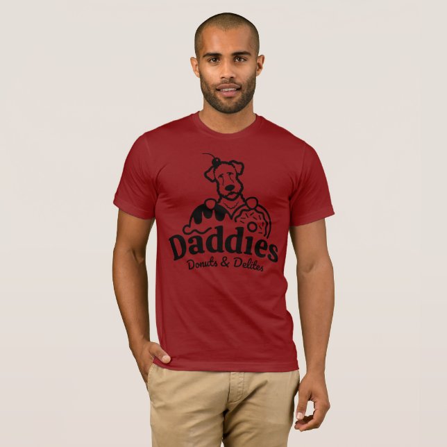 Daddies Donuts edita camiseta en una gran RED (Anverso completo)