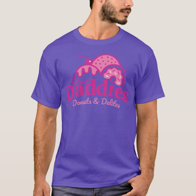 Daddies se burlan de la camiseta en un gran morado (Anverso)