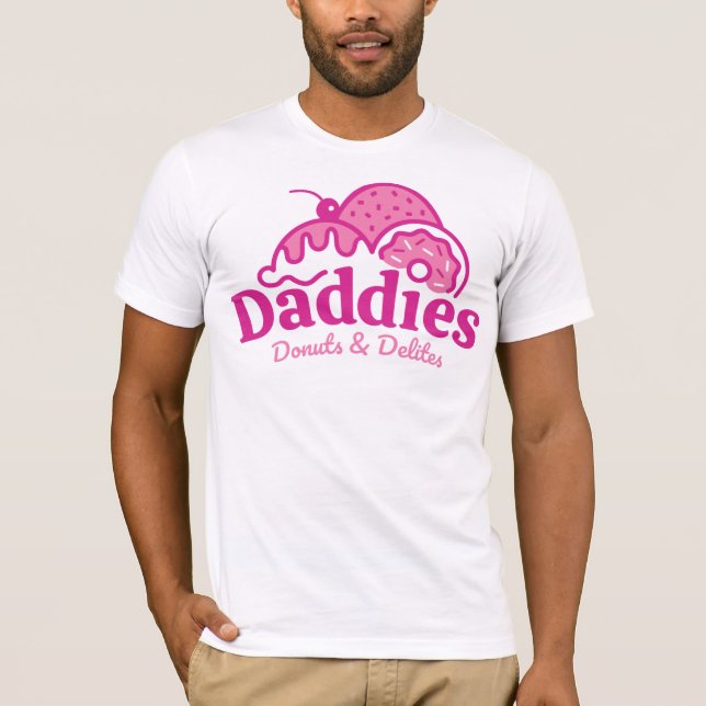 Daddies una camiseta con manto dulce (Anverso)