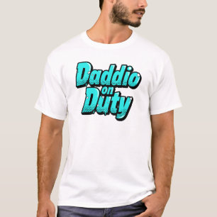 Daddio de Servicio – Camiseta de Arte Pop Aqua