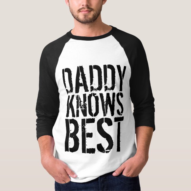 DADDY conoce las mejores camisetas de los hombres  (Anverso)