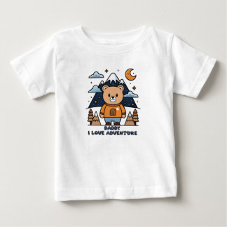 DADDY, ME ENCANTA LA CAMISA DE AVENTURA PARA BEBÉ