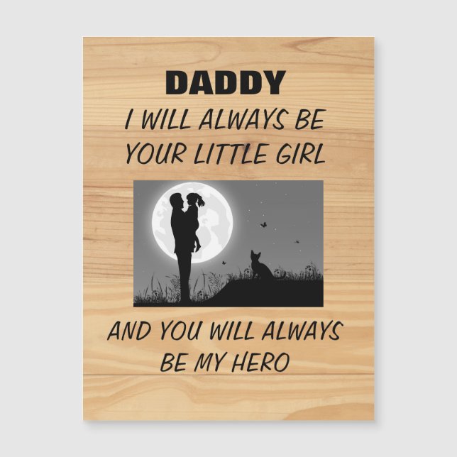 DADDY, SIEMPRE SERÉ TU NIÑA PEQUEÑA (Anverso)