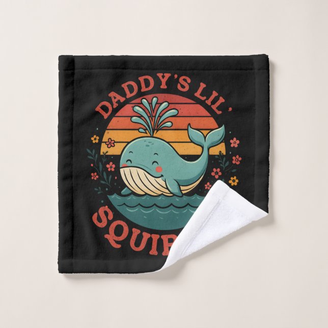 Daddys Little Whale (Toallita)