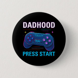 Dadhood Pulse el botón Iniciar diseño Retro Gamer