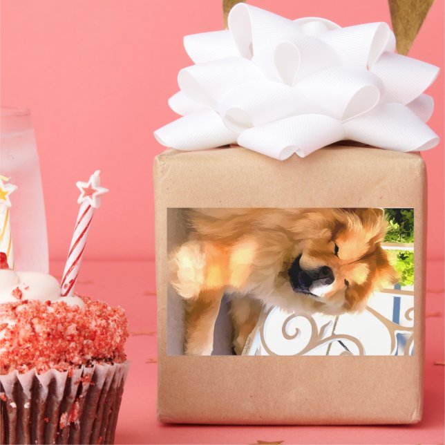 DAEJA EN LOS Pegatinas DEL Rectángulo BEACHHOUSE (Fiesta)