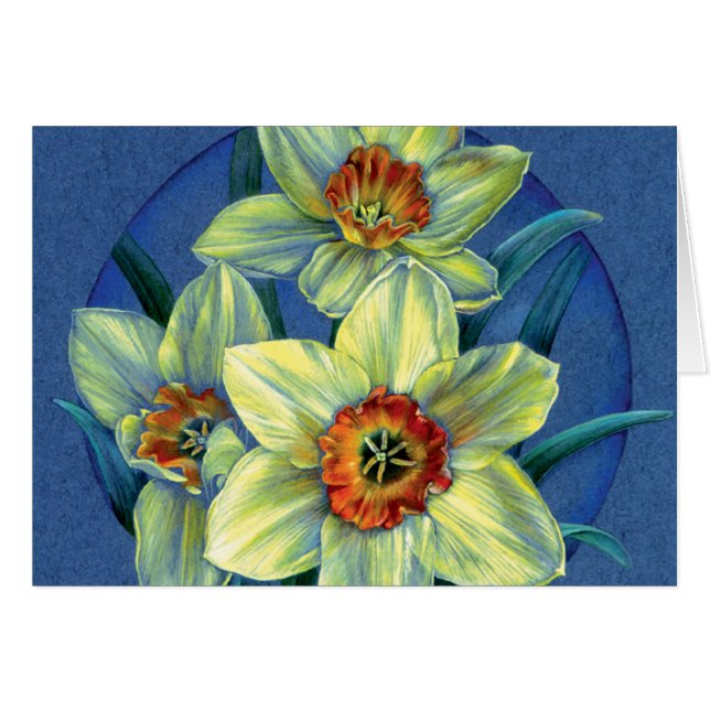 Daffodils - las alegrías del arte de primavera tar (Anverso (Horizontal))