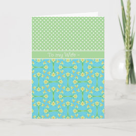 Daffodils, Polkas, tarjeta de cumpleaños de marzo