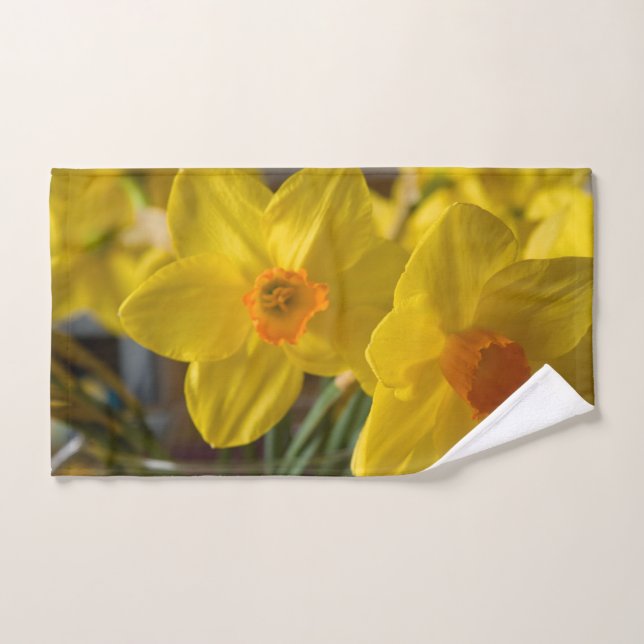 Daffodis amarillos (Toalla de mano)
