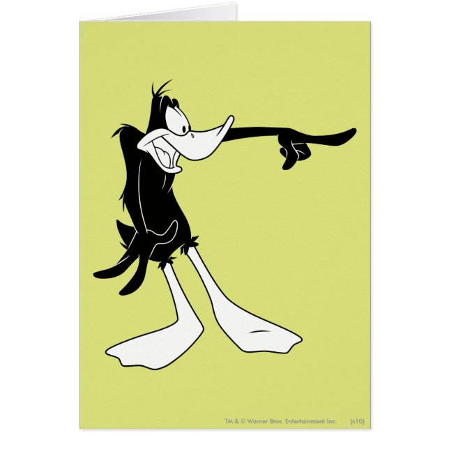DAFFY DUCK™ Shocked and Pointing (Frente)