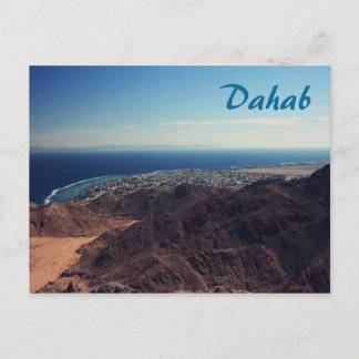 Dahab desde arriba de la postal