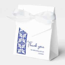 Dahlia Buds Caja personalizada de favores partidar