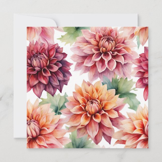 Dahlia Painting (Anverso)