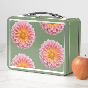 Dahlia rosa y gotas de excremento