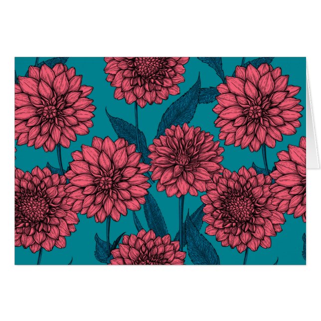 Dahlias (Anverso (Horizontal))