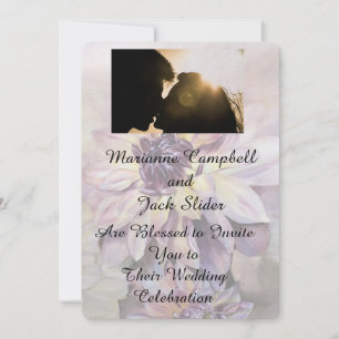 DAHLIAS PERSONALIZABLE WEDDING INVITACIÓN