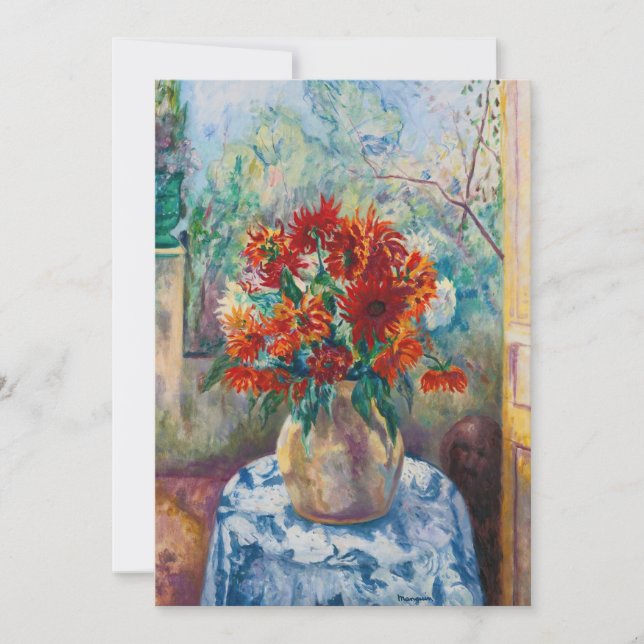 Dahlias, Saint-Tropez | Henri Manguin (Anverso)