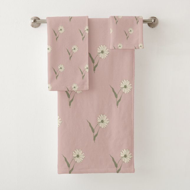 Dainty Scattered Aster Floral | Dusty Pink (In situ)