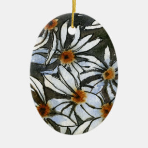 "Daisies #2" Ornamento floral