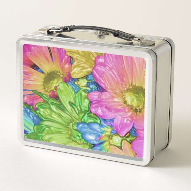 Daisies de colores salvajes #2 - Lunchbox Metaliza (Reverso)
