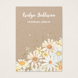 Daisies en la tarjeta de visualización de la pendi