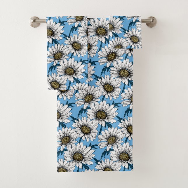 Daisies, flores silvestres en azul (In situ)