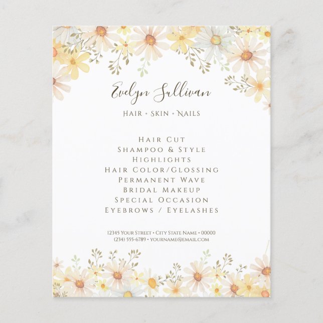 Daisies Flyer (Frente)