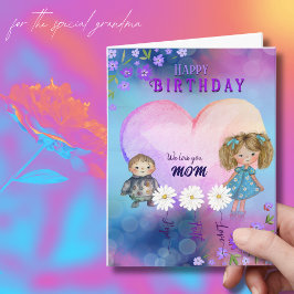 Daisies, Hope Faith ama la tarjeta de cumpleaños d