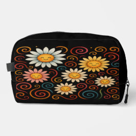 Daisies sonrientes y Bolsa Cosmética/De Aseo