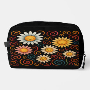 Daisies sonrientes y Bolsa Cosmética/De Aseo