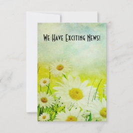 Daisies Vintage Guardar La Fecha